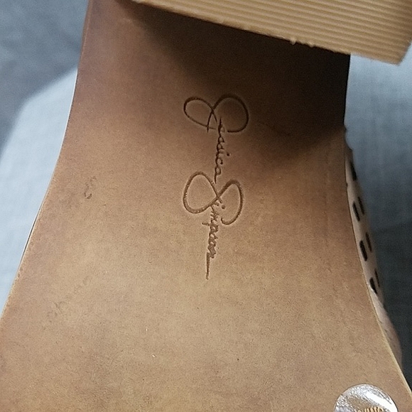 NWT Jessica Simpson nubuck suede Cherrell ankle sandal bootie sz 9.5 - Picture 9 of 9